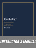 Instructor Manual for Psychology 13th Edition