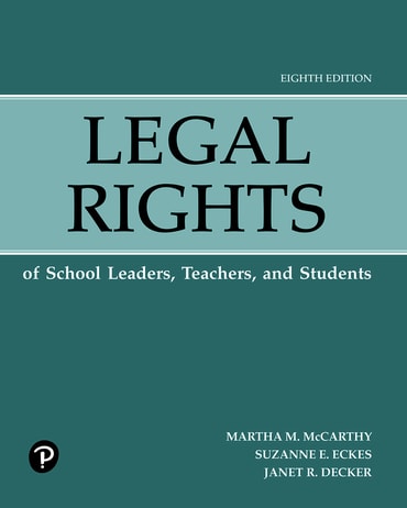 Test Bank for Legal Rights of School Leaders: Teachers, and Students 8th Edition by Martha M. McCarthy