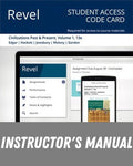 Instructor Manual for Civilizations Past and Present, Volume 1 13th Edition by Robert R. Edgar