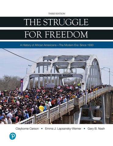 Instructor Manual for The Struggle for Freedom: The Modern Era Since 1930 3rd Edition by Clayborne Carson