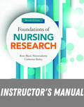 Instructor Manual for Foundations of Nursing Research 7th Edition by Rose Marie Nieswiadomy