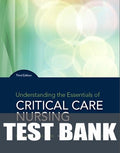 Test Bank for Understanding the Essentials of Critical Care Nursing 3rd Edition by Kathleen Perrin