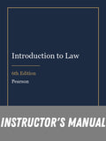 Instructor Manual for Introduction to Law 6th Edition