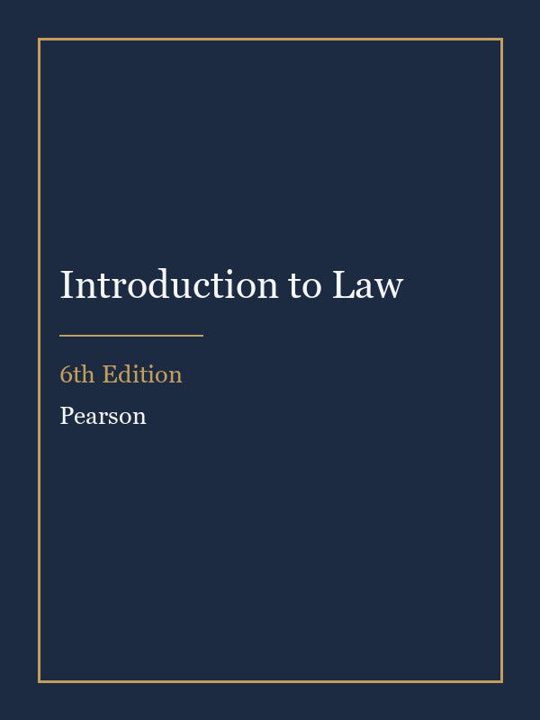 Test Bank for Introduction to Law 6th Edition
