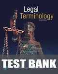 Test Bank for Legal Terminology 7th Edition by Gordon W. Brown