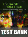 Test Bank for The Juvenile Justice System: Delinquency, Processing, and the Law 9th Edition by Alida V. Merlo