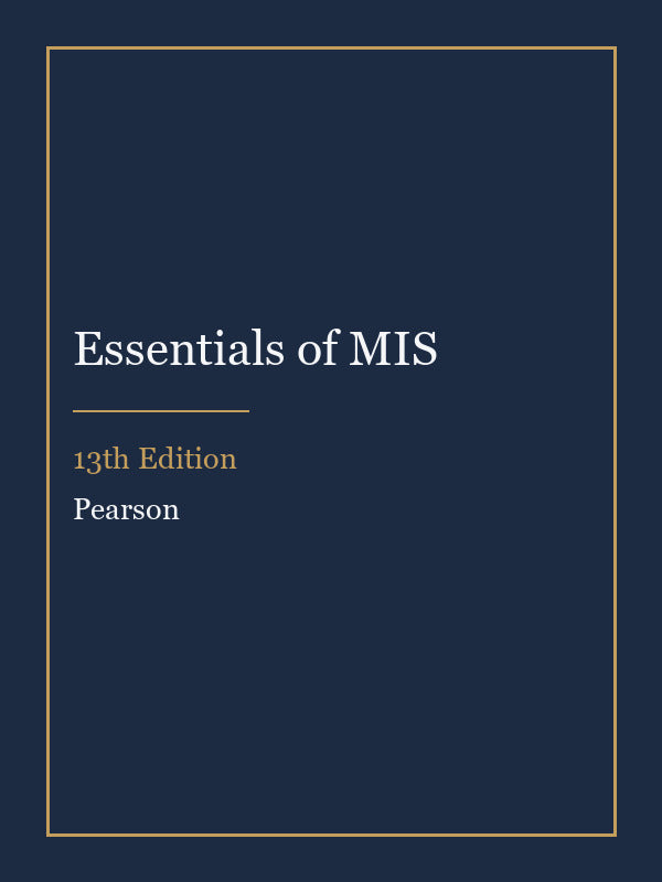 Instructor Manual for Essentials of MIS 13th Edition