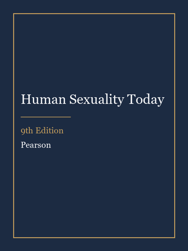 Instructor Manual for Human Sexuality Today 9th Edition