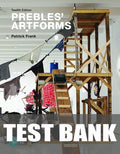 Test Bank for Prebles' Artforms 12th Edition by Patrick L. Frank