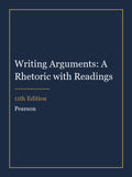 Instructor Manual for Writing Arguments: A Rhetoric with Readings 11th Edition