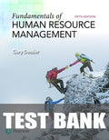 Test Bank for Fundamentals of Human Resource Management 5th Edition by Gary Dessler