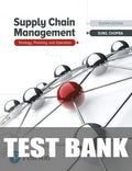Test Bank for Supply Chain Management: Strategy, Planning, and Operation 7th Edition by Sunil Chopra