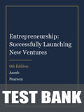 Test Bank for Entrepreneurship: Successfully Launching New Ventures 6th Edition by Aacsb