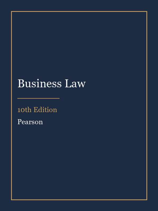 Test Bank for Business Law 10th Edition
