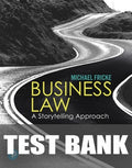 Test Bank for Business Law: A Storytelling Approach 1st Edition by Michael Fricke
