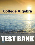 Test Bank for College Algebra 4th Edition by J S Ratti