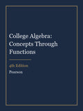 Solutions Manual for College Algebra: Concepts Through Functions 4th Edition