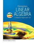 Solutions Manual for Elementary Linear Algebra (Classic Version) 2nd Edition by Lawrence E. Spence