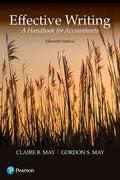 Instructor Manual for Effective Writing: A Handbook for Accountants 11th Edition by Claire B. May