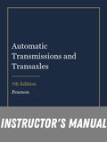 Instructor Manual for Automatic Transmissions and Transaxles 7th Edition