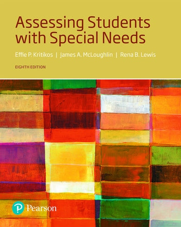 Instructor Manual for Assessing Students with Special Needs 8th Edition by James A. McLoughlin