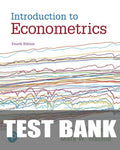 Test Bank for Introduction to Econometrics 4th Edition by James H. Stock