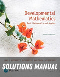Solutions Manual for Developmental Mathematics: Basic Mathematics and Algebra 4th Edition by Margaret L. Lial