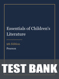 Test Bank for Essentials of Children's Literature 9th Edition