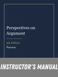 Instructor Manual for Perspectives on Argument 9th Edition