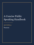 Test Bank for A Concise Public Speaking Handbook 5th Edition