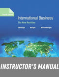 Instructor Manual for International Business: The New Realities 4th Edition by S Tamer Cavusgil