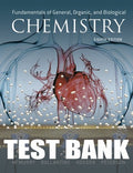 Test Bank for Fundamentals of General, Organic, and Biological Chemistry 8th Edition by John E. McMurry