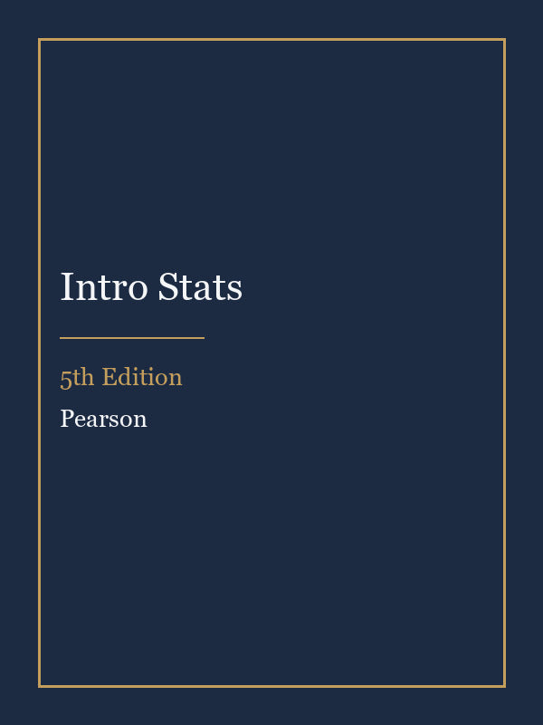 Solutions Manual for Intro Stats 5th Edition