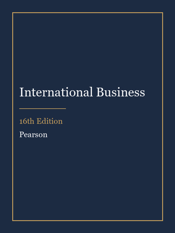 Test Bank for International Business 16th Edition