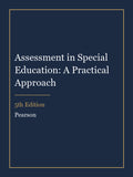 Instructor Manual for Assessment in Special Education: A Practical Approach 5th Edition