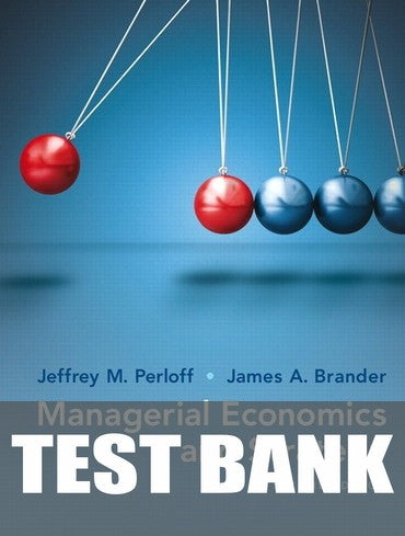 Test Bank for Managerial Economics And Strategy 2nd Edition by Jeffrey M. Perloff