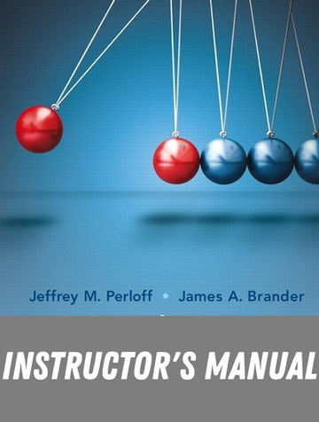 Instructor Manual for Managerial Economics And Strategy 2nd Edition by Jeffrey M. Perloff