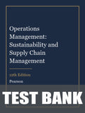 Test Bank for Operations Management: Sustainability and Supply Chain Management 12th Edition