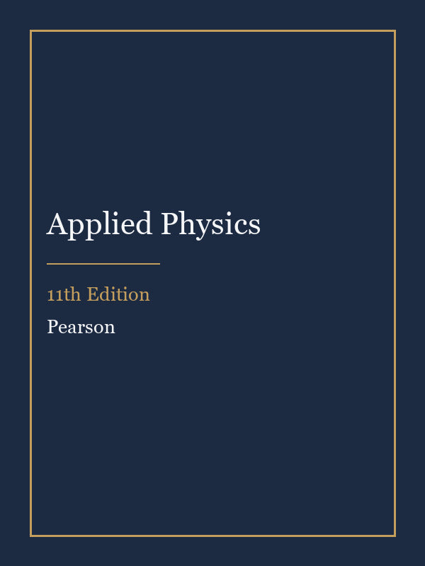 Instructor Manual for Applied Physics 11th Edition