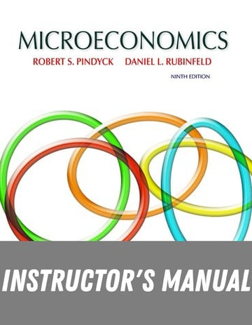 Instructor Manual for Microeconomics 9th Edition by Robert Pindyck
