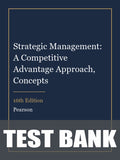 Test Bank for Strategic Management: A Competitive Advantage Approach, Concepts 16th Edition