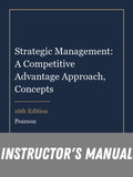 Instructor Manual for Strategic Management: A Competitive Advantage Approach, Concepts 16th Edition