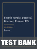 Test Bank for Search results: personal finance | Pearson US 6th Edition