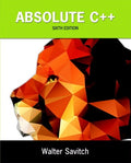 Test Bank for Absolute C++ 6th Edition by Walter Savitch