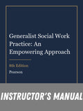 Instructor Manual for Generalist Social Work Practice: An Empowering Approach 8th Edition