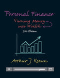 Test Bank for Personal Finance: Turning Money into Wealth 7th Edition by Arthur J. Keown