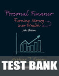 Test Bank for Personal Finance: Turning Money into Wealth 7th Edition by Arthur J. Keown