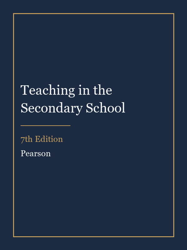 Instructor Manual for Teaching in the Secondary School 7th Edition