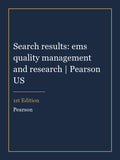Instructor Manual for Search results: ems quality management and research | Pearson US 1st Edition