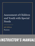 Instructor Manual for Assessment of Children and Youth with Special Needs 5th Edition